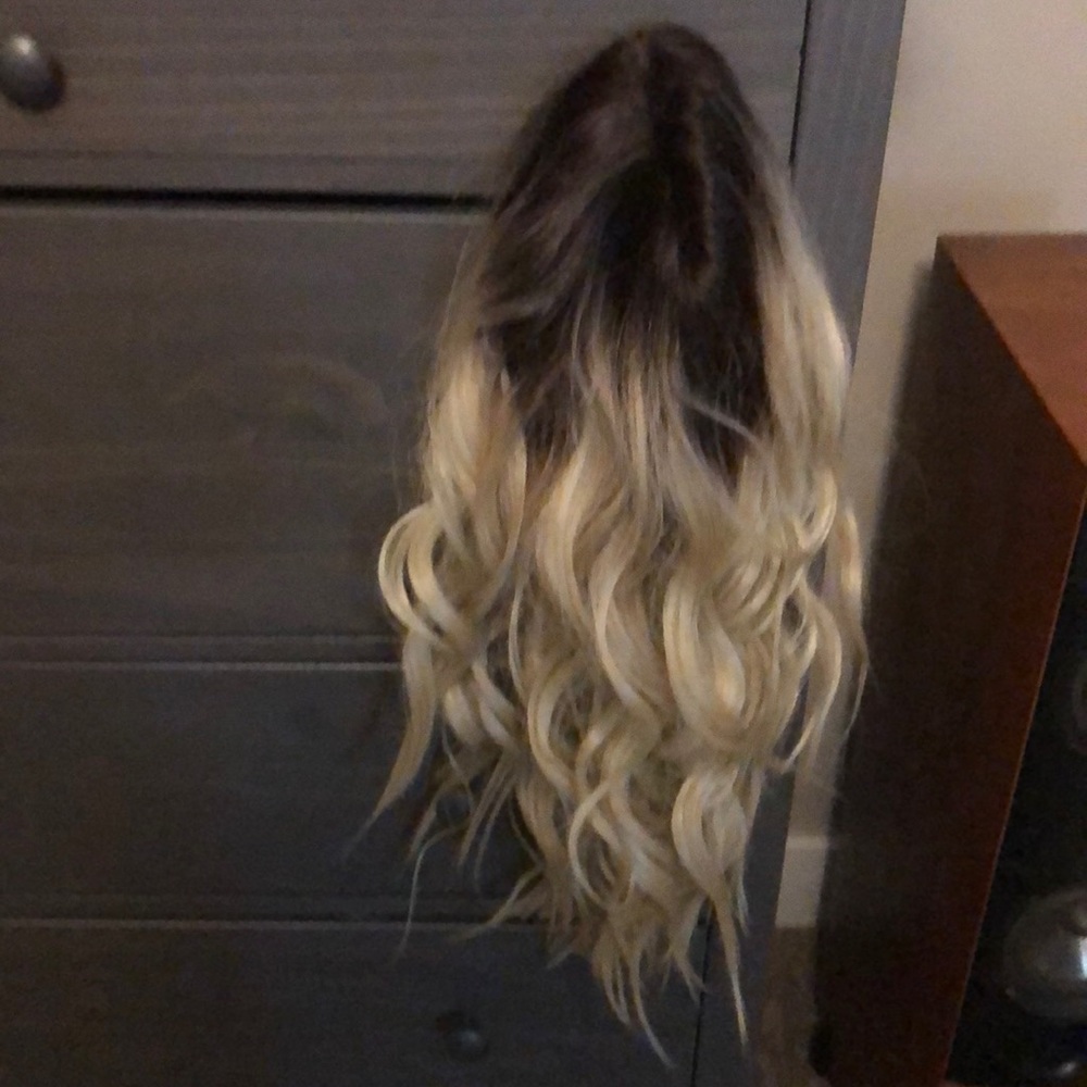 Lace front wig.